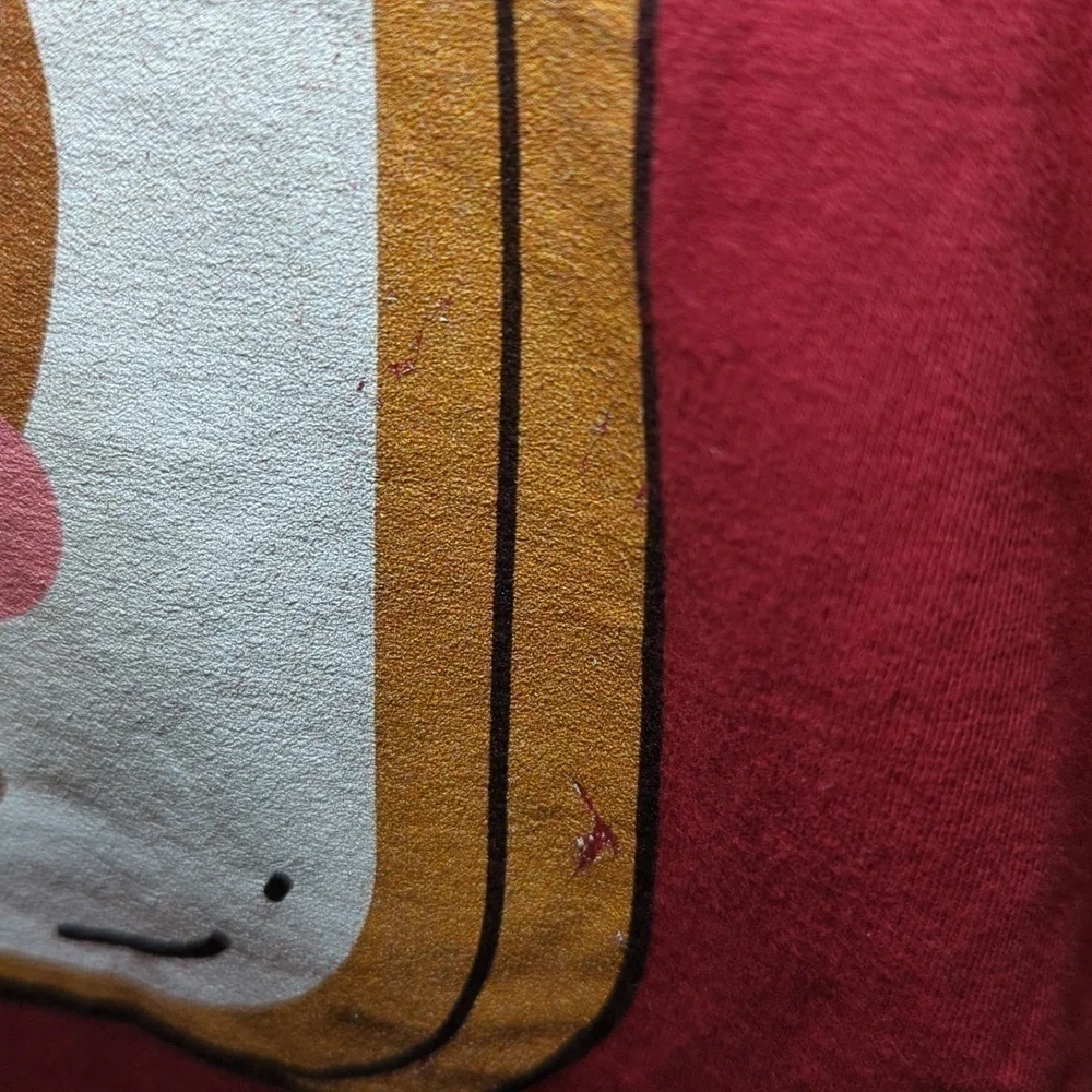 Peanut‎ Butter Cotton Red T shirt Mediim
